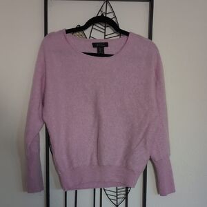 Tahari Cashmere Pink Sweater Sz L